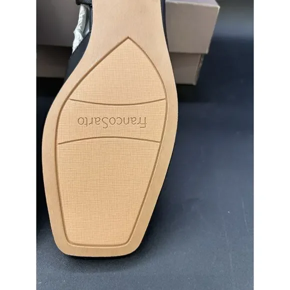 Franco Sarto Womens Teagan Black Slingback Flats NWB 8.5 M - Picture 6 of 9